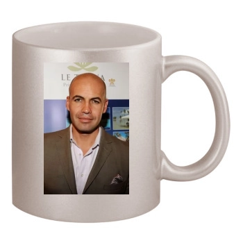 Billy Zane 11oz Metallic Silver Mug