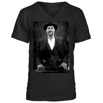 Brad Pitt Men's V-Neck T-Shirt