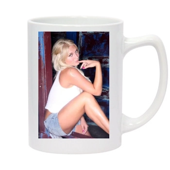 Brooke Hogan 14oz White Statesman Mug