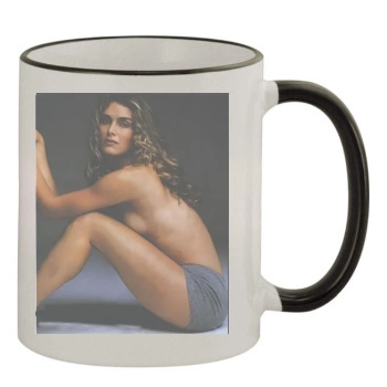 Brooke Shields 11oz Colored Rim & Handle Mug