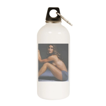 Brooke Shields White Water Bottle With Carabiner