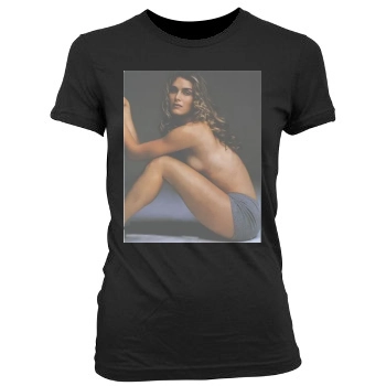 Brooke Shields Women's Junior Cut Crewneck T-Shirt