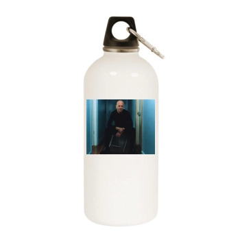 Bruce Willis White Water Bottle With Carabiner