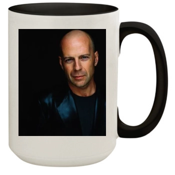 Bruce Willis 15oz Colored Inner & Handle Mug