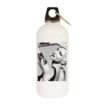 Cameron Diaz White Water Bottle With Carabiner