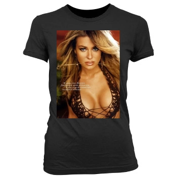 Carmen Electra Women's Junior Cut Crewneck T-Shirt