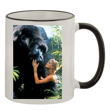 Charlize Theron 11oz Colored Rim & Handle Mug