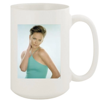 Charlize Theron 15oz White Mug