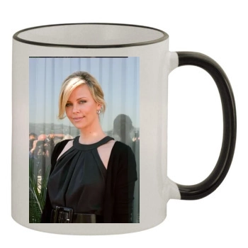 Charlize Theron 11oz Colored Rim & Handle Mug