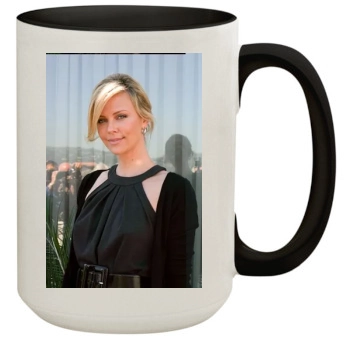 Charlize Theron 15oz Colored Inner & Handle Mug