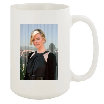 Charlize Theron 15oz White Mug