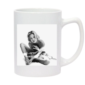 Charlize Theron 14oz White Statesman Mug