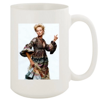 Charlize Theron 15oz White Mug