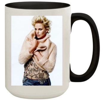 Charlize Theron 15oz Colored Inner & Handle Mug