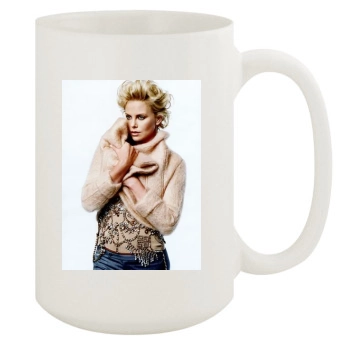 Charlize Theron 15oz White Mug