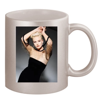 Charlize Theron 11oz Metallic Silver Mug