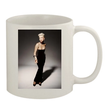 Charlize Theron 11oz White Mug