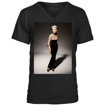 Charlize Theron Men's V-Neck T-Shirt