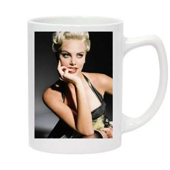 Charlize Theron 14oz White Statesman Mug