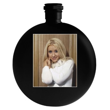 Christina Aguilera Round Flask