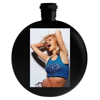 Christina Aguilera Round Flask