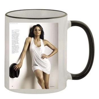 Ciara 11oz Colored Rim & Handle Mug