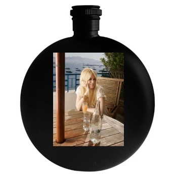 Claudia Schiffer Round Flask