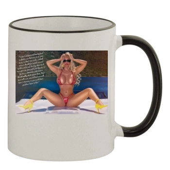 Coco Austin 11oz Colored Rim & Handle Mug