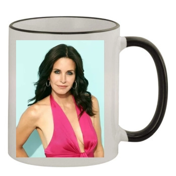 Courteney Cox 11oz Colored Rim & Handle Mug