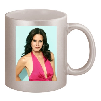 Courteney Cox 11oz Metallic Silver Mug