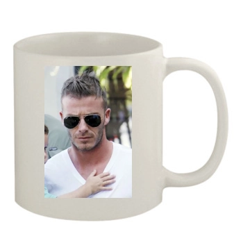 David Beckham 11oz White Mug