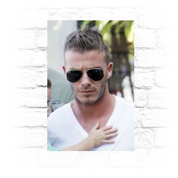 David Beckham Metal Wall Art