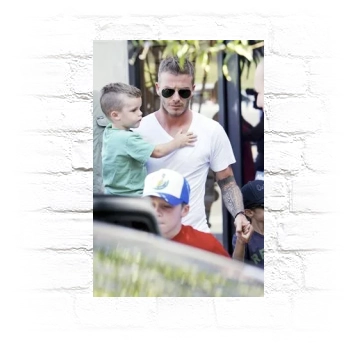 David Beckham Metal Wall Art