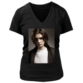 Ben Barnes Women's Deep V-Neck TShirt