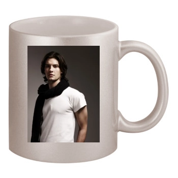 Ben Barnes 11oz Metallic Silver Mug