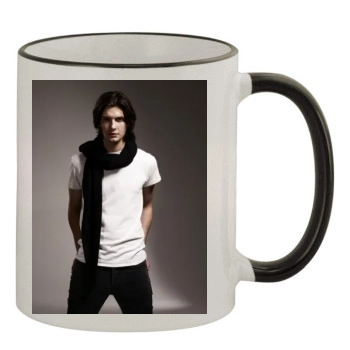 Ben Barnes 11oz Colored Rim & Handle Mug