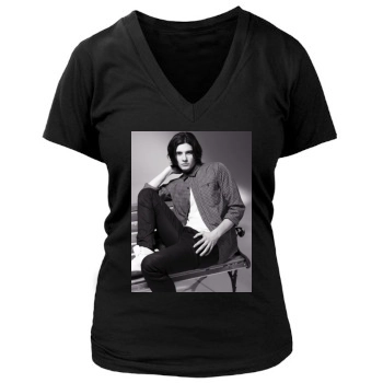 Ben Barnes Women's Deep V-Neck TShirt