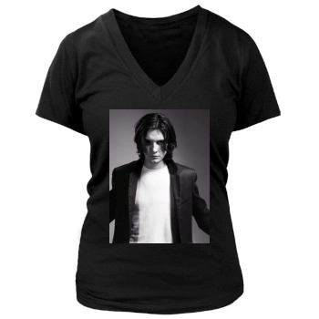 Ben Barnes Women's Deep V-Neck TShirt