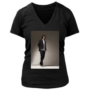 Ben Barnes Women's Deep V-Neck TShirt