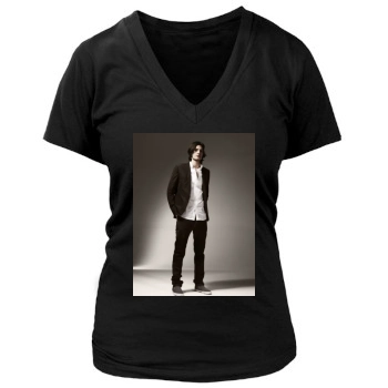 Ben Barnes Women's Deep V-Neck TShirt