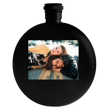 Benicio del Toro Round Flask