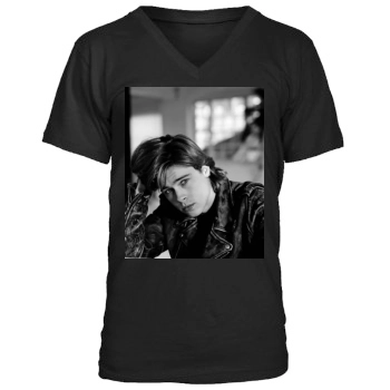 Brad Pitt Men's V-Neck T-Shirt