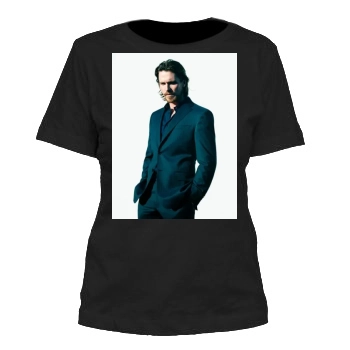 Christian Bale Women's Cut T-Shirt