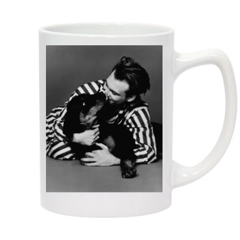 Christian Slater 14oz White Statesman Mug