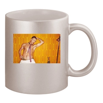 David Beckham 11oz Metallic Silver Mug