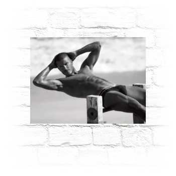 David Beckham Metal Wall Art