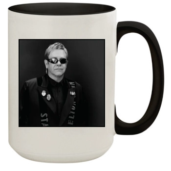 Elton John 15oz Colored Inner & Handle Mug