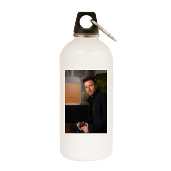 Ewan McGregor White Water Bottle With Carabiner