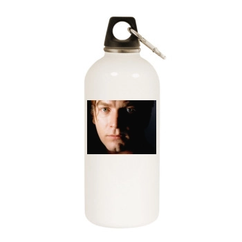 Ewan McGregor White Water Bottle With Carabiner