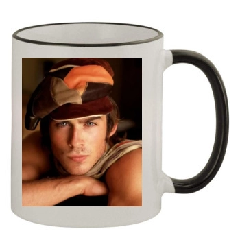 Ian Somerhalder 11oz Colored Rim & Handle Mug